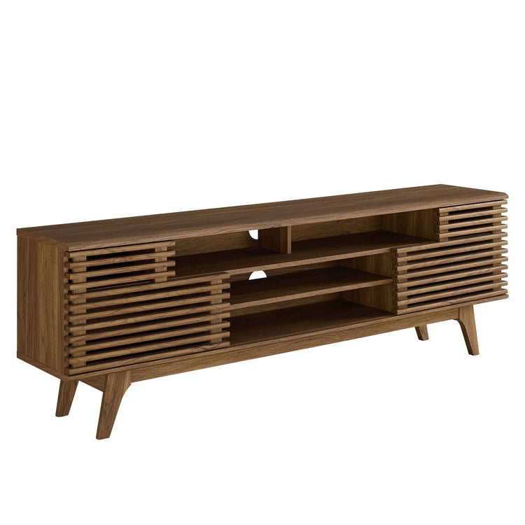 Mueble multimedia de 71” para TV Niklas color nogal.
