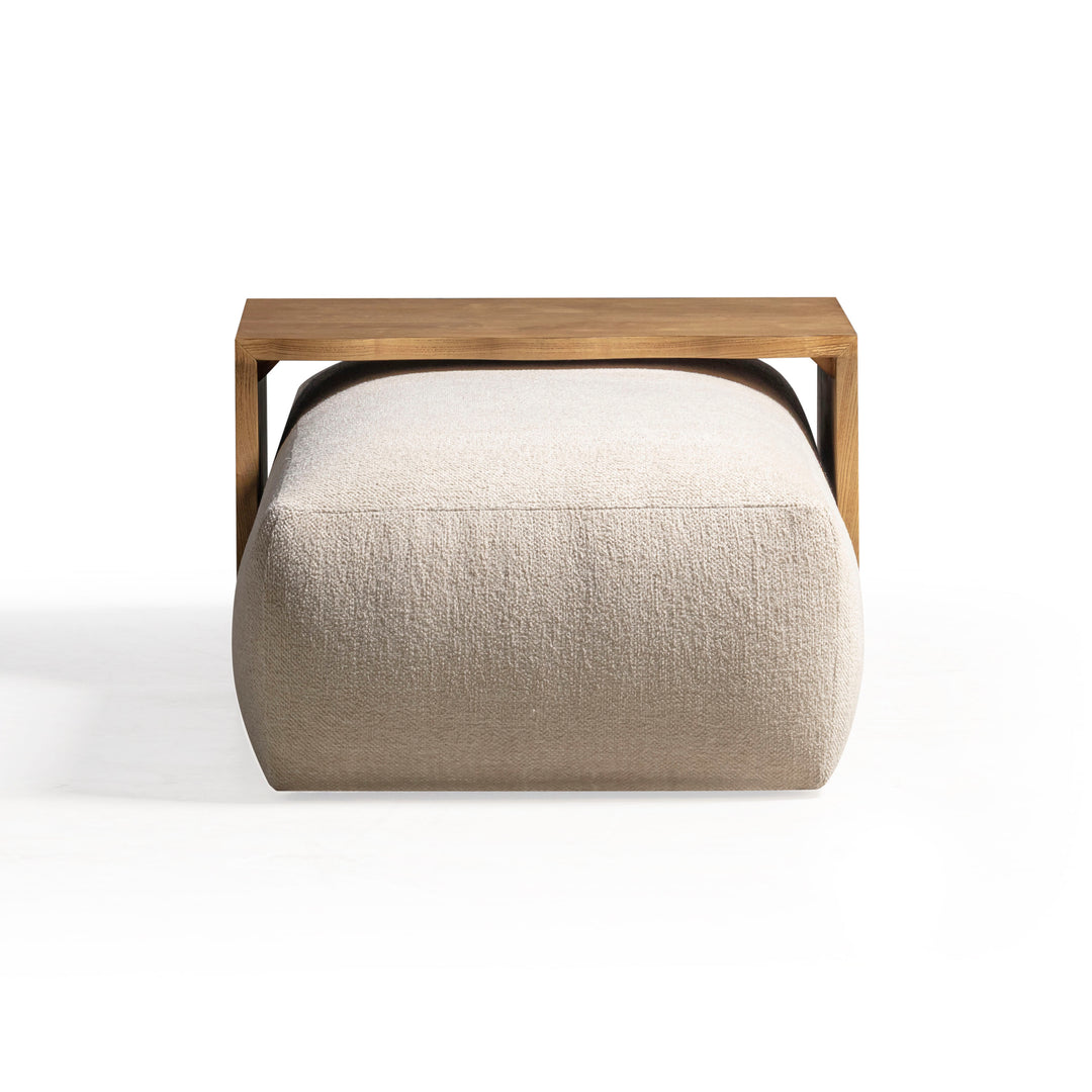 Ottoman de 54" con mesa deslizable Emiliano