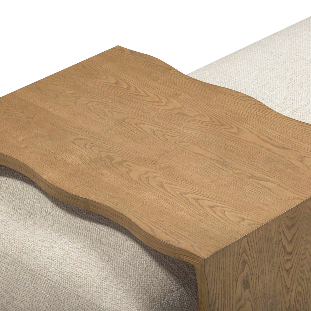 Ottoman de 54" con mesa deslizable Emiliano