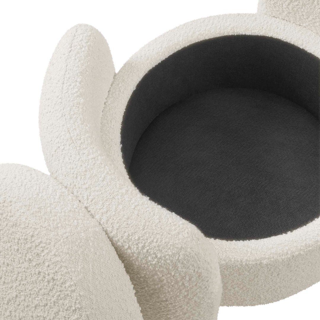 Ottoman de Boucle con almacenamiento Raga