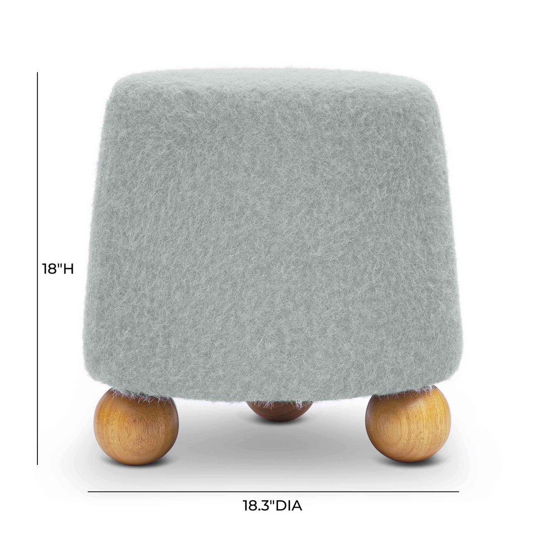 Ottoman de Mohair Felipe