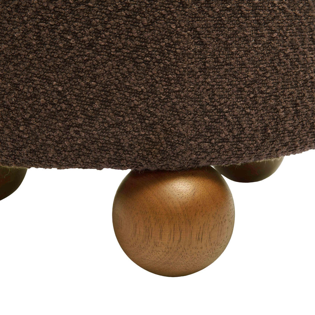 Ottoman de boucle nudoso Felipe