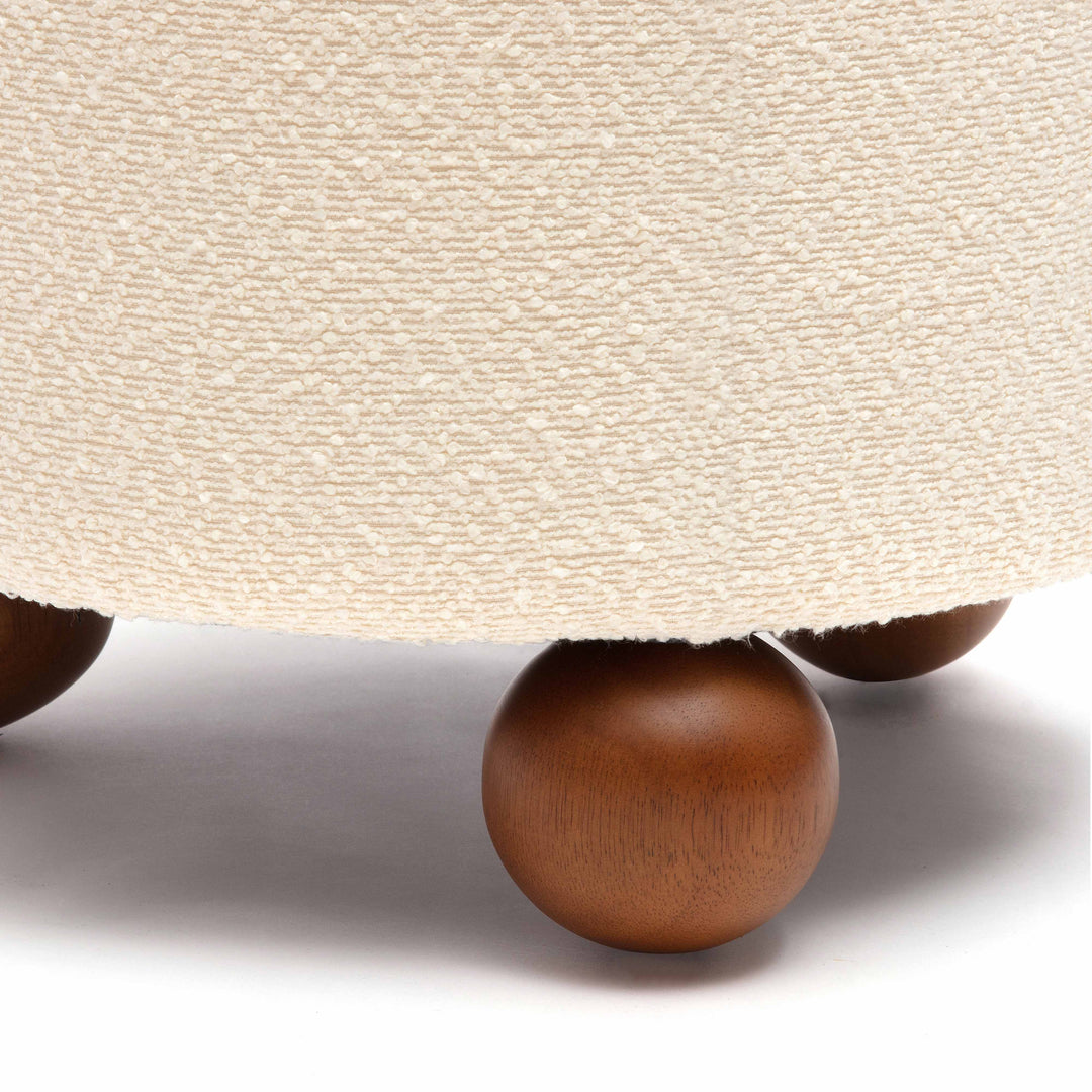 Ottoman de boucle nudoso Felipe