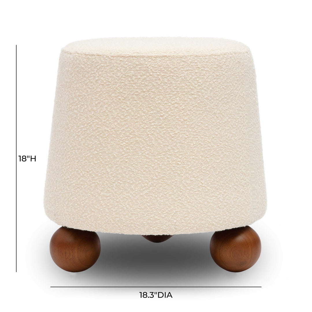 Ottoman de boucle nudoso Felipe