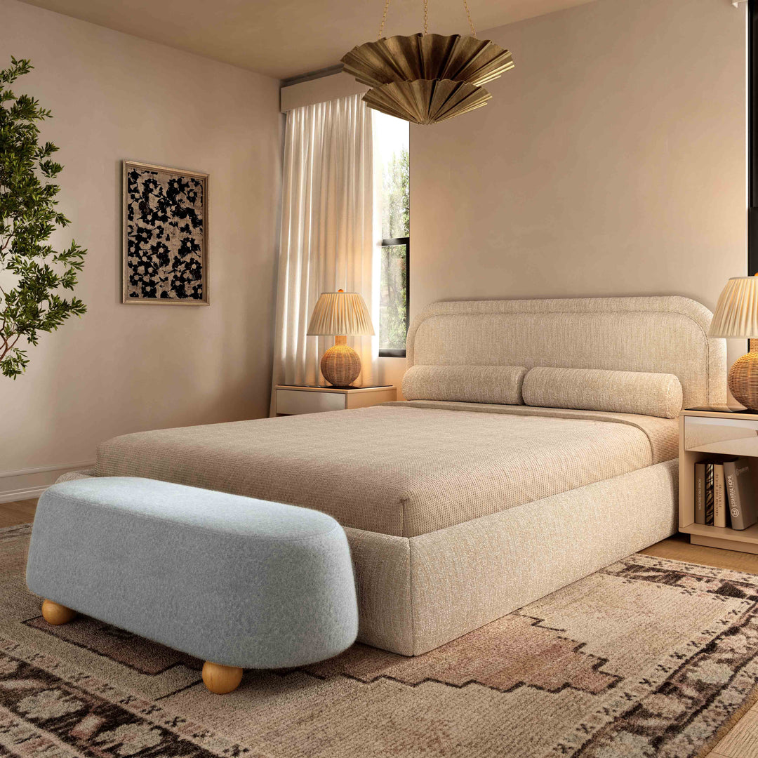 Ottoman grande de Mohair Felipe