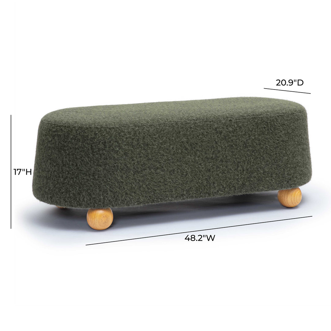 Ottoman grande de Mohair Felipe