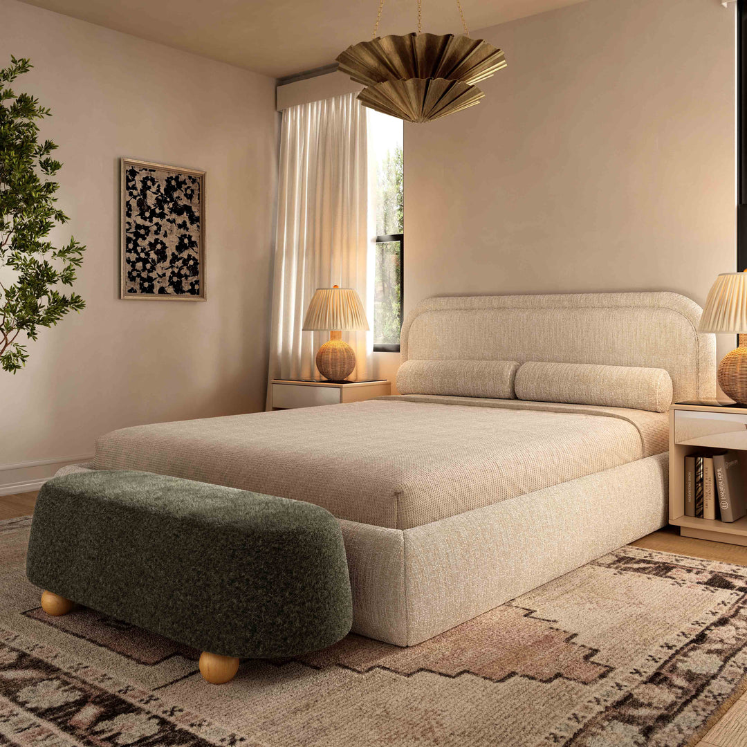 Ottoman grande de Mohair Felipe