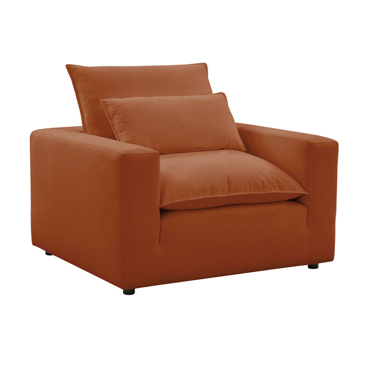 Silla de acento Lucía color cobre.