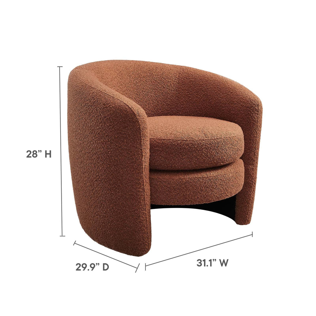 Silla de acento de boucle Trellis