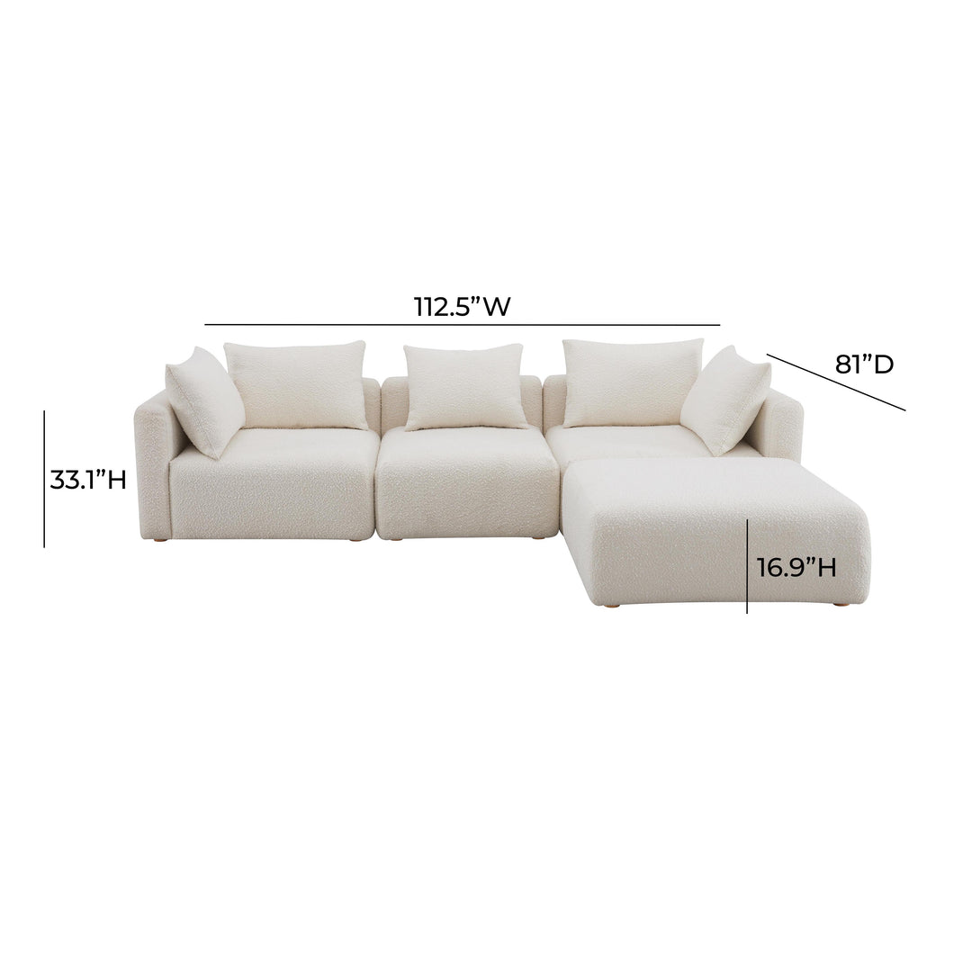 Seccional modular de 4 piezas Emory