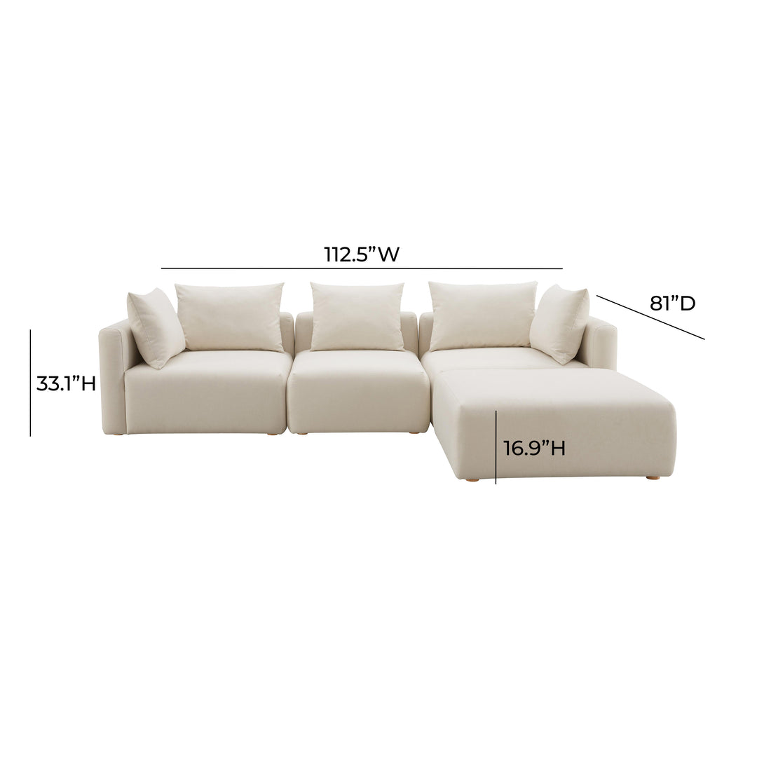 Seccional modular de 4 piezas Emory