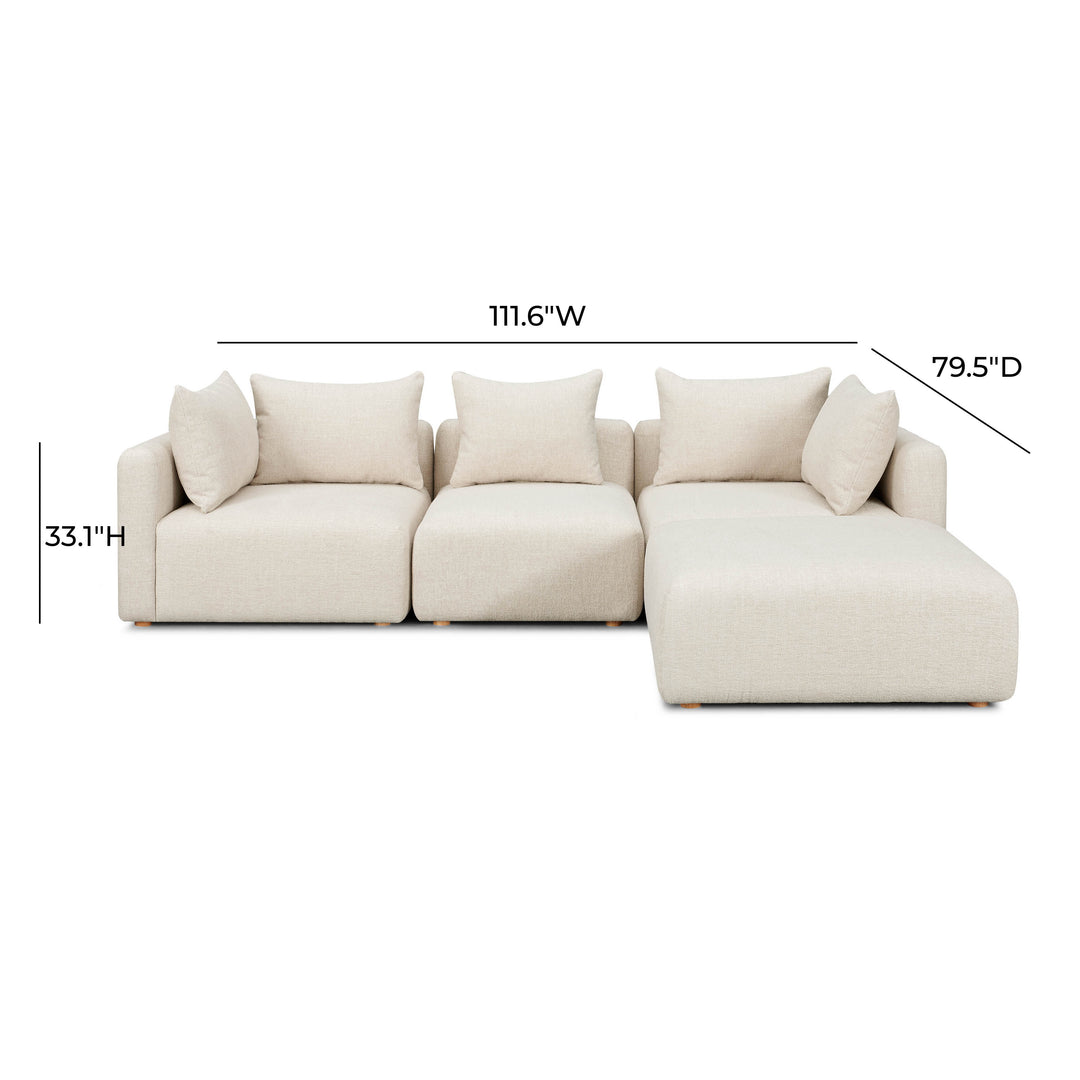 Seccional modular de 4 piezas Emory