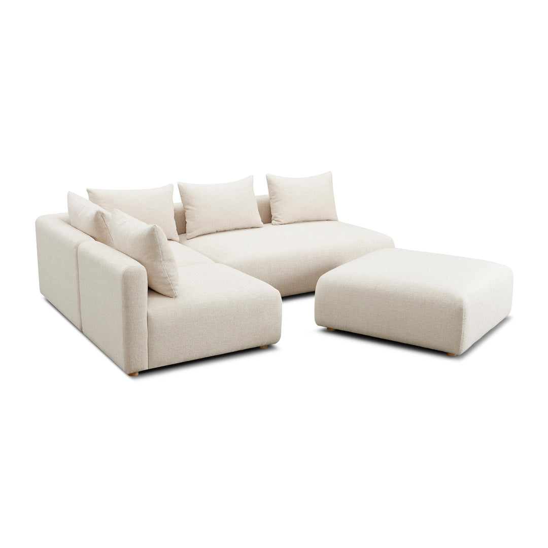 Seccional modular de 4 piezas Emory sin descansabrazos