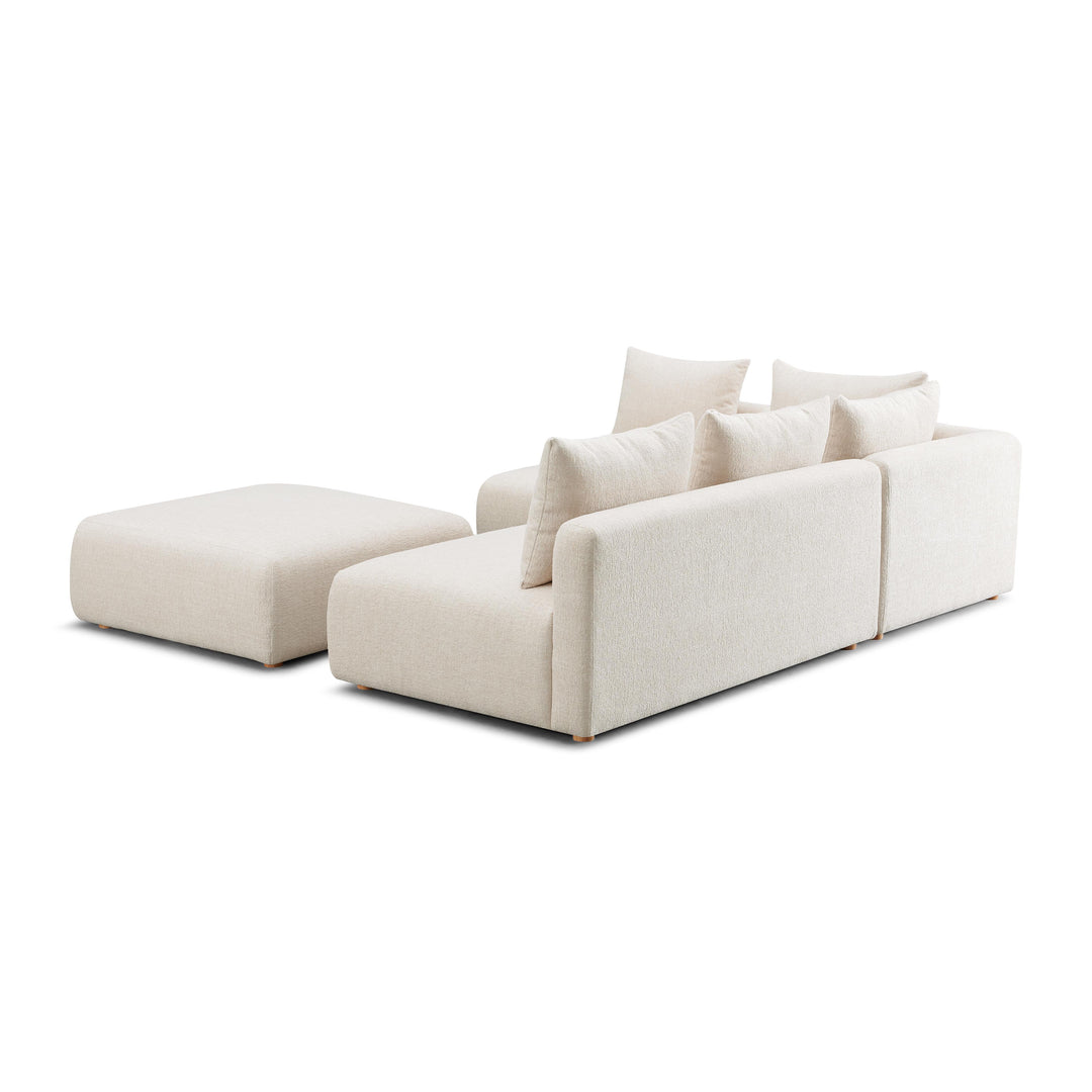 Seccional modular de 4 piezas Emory sin descansabrazos