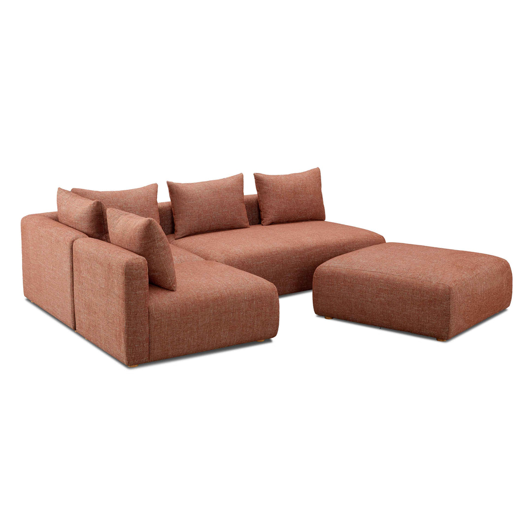 Seccional modular de 4 piezas Emory sin descansabrazos