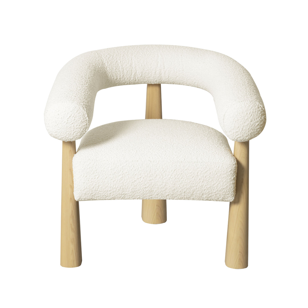 Silla de acento de bouclé Foley