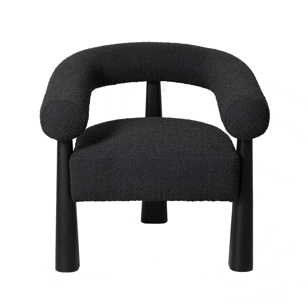 Silla de acento de bouclé Foley