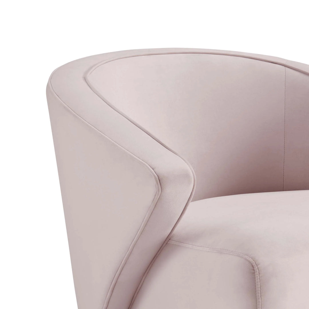 Silla de acento elegante de terciopelo Zim