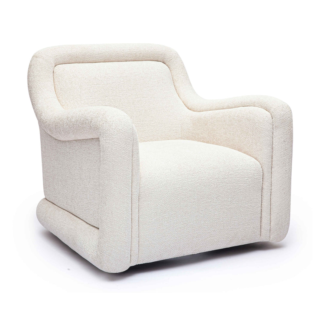 Silla de acento giratoria de chenilla Eze.
