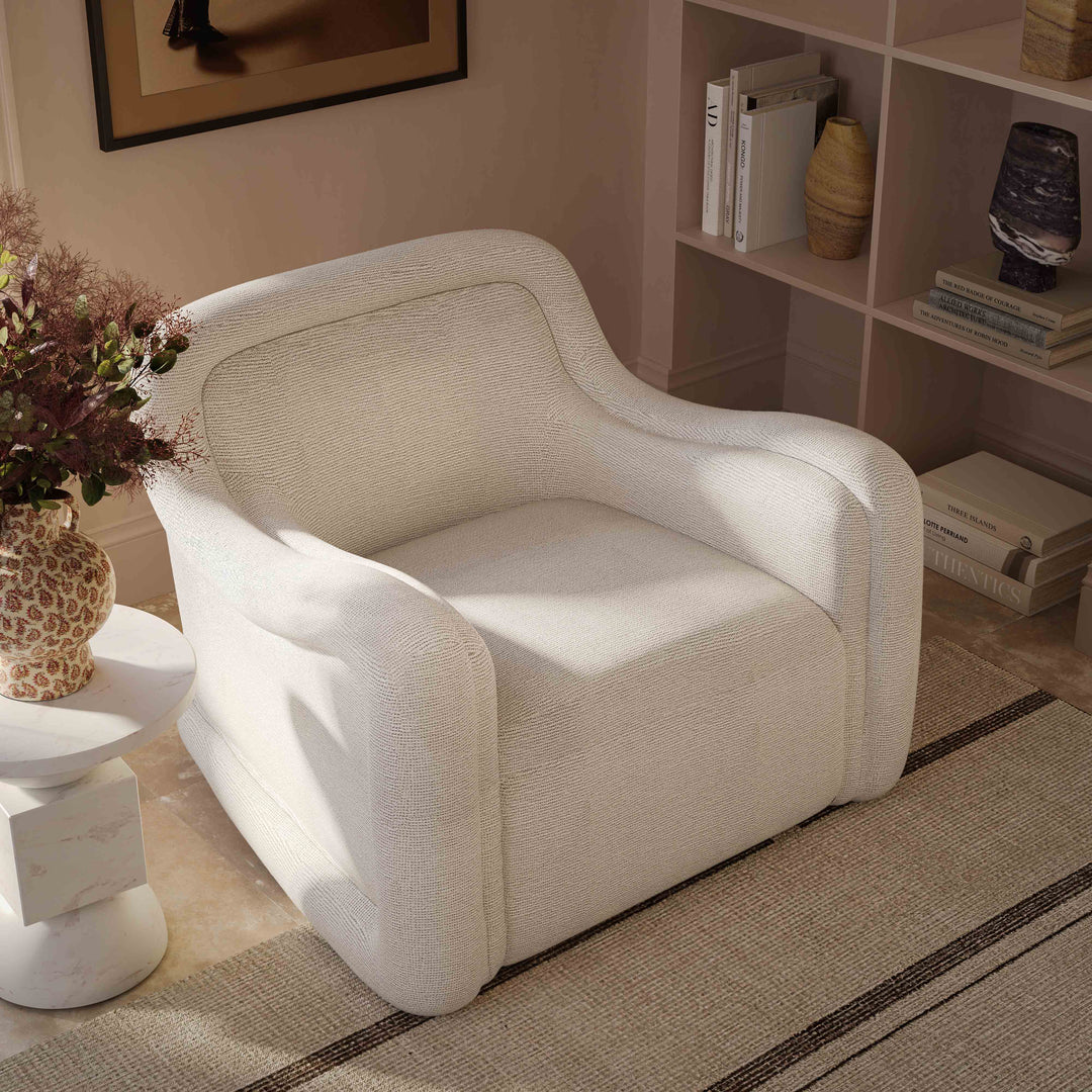 Silla de acento giratoria de chenilla Eze