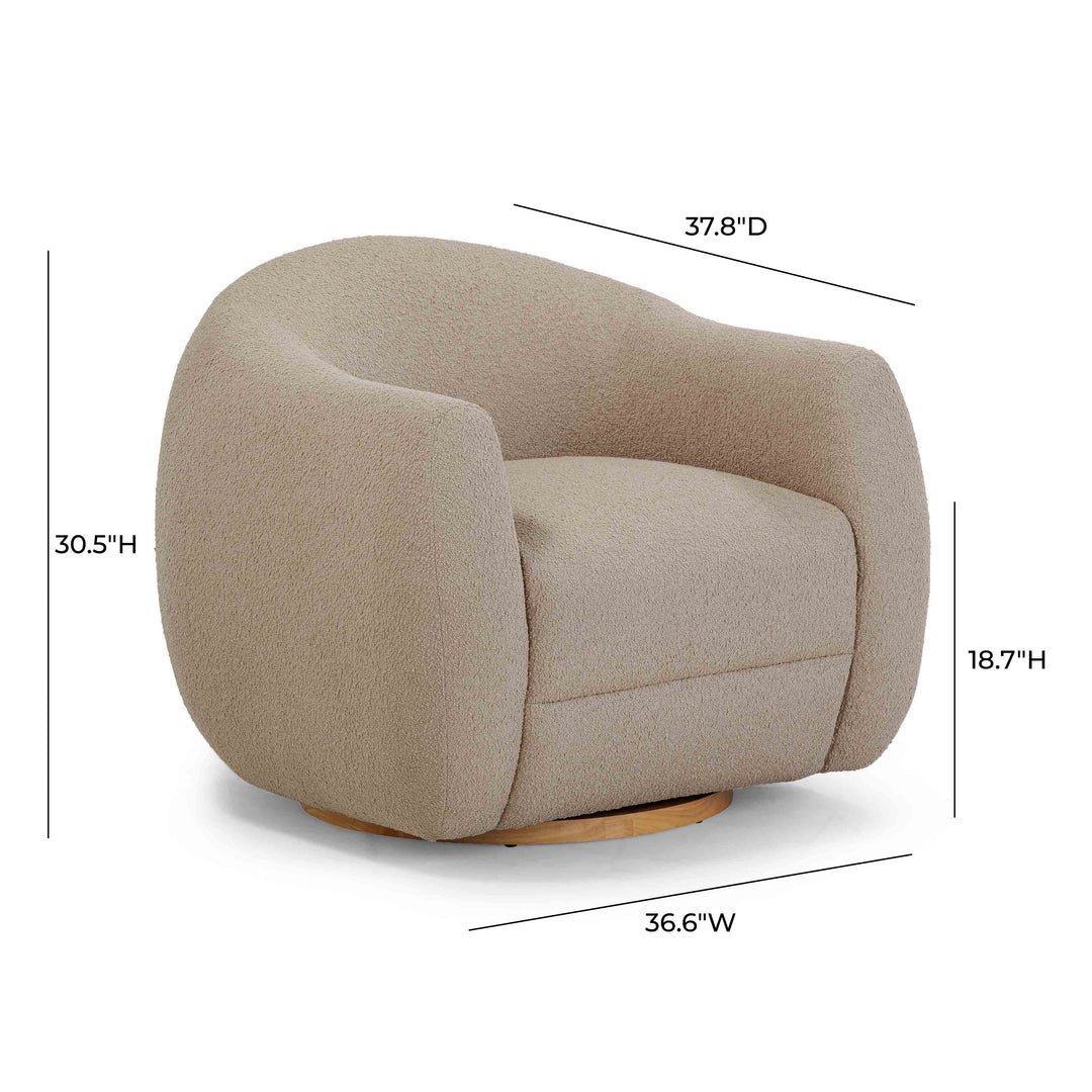 Silla de acento giratorio Julene