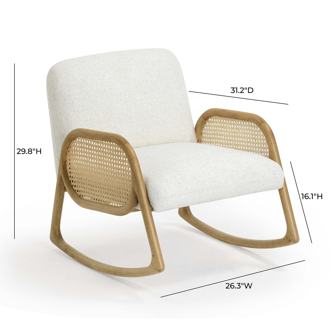 Silla de acento mecedora Kuma