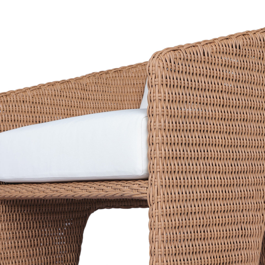 Silla de acento para exteriores de tres patas Armant