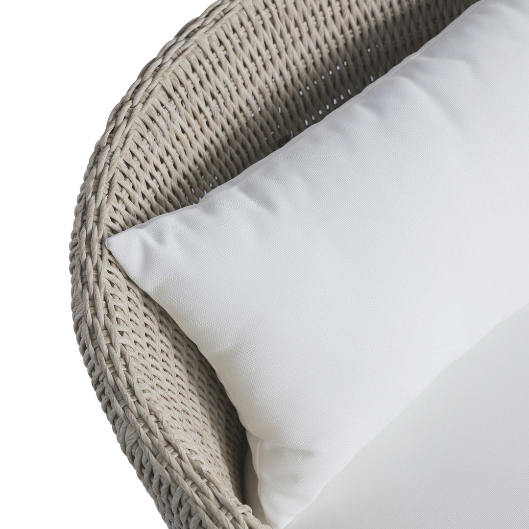 Silla de acento para exteriores de tres patas Armant