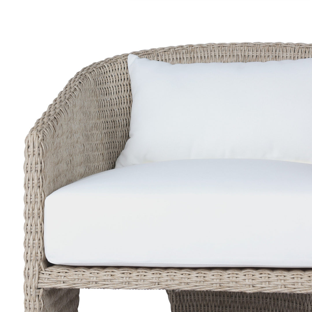 Silla de acento para exteriores de tres patas Armant