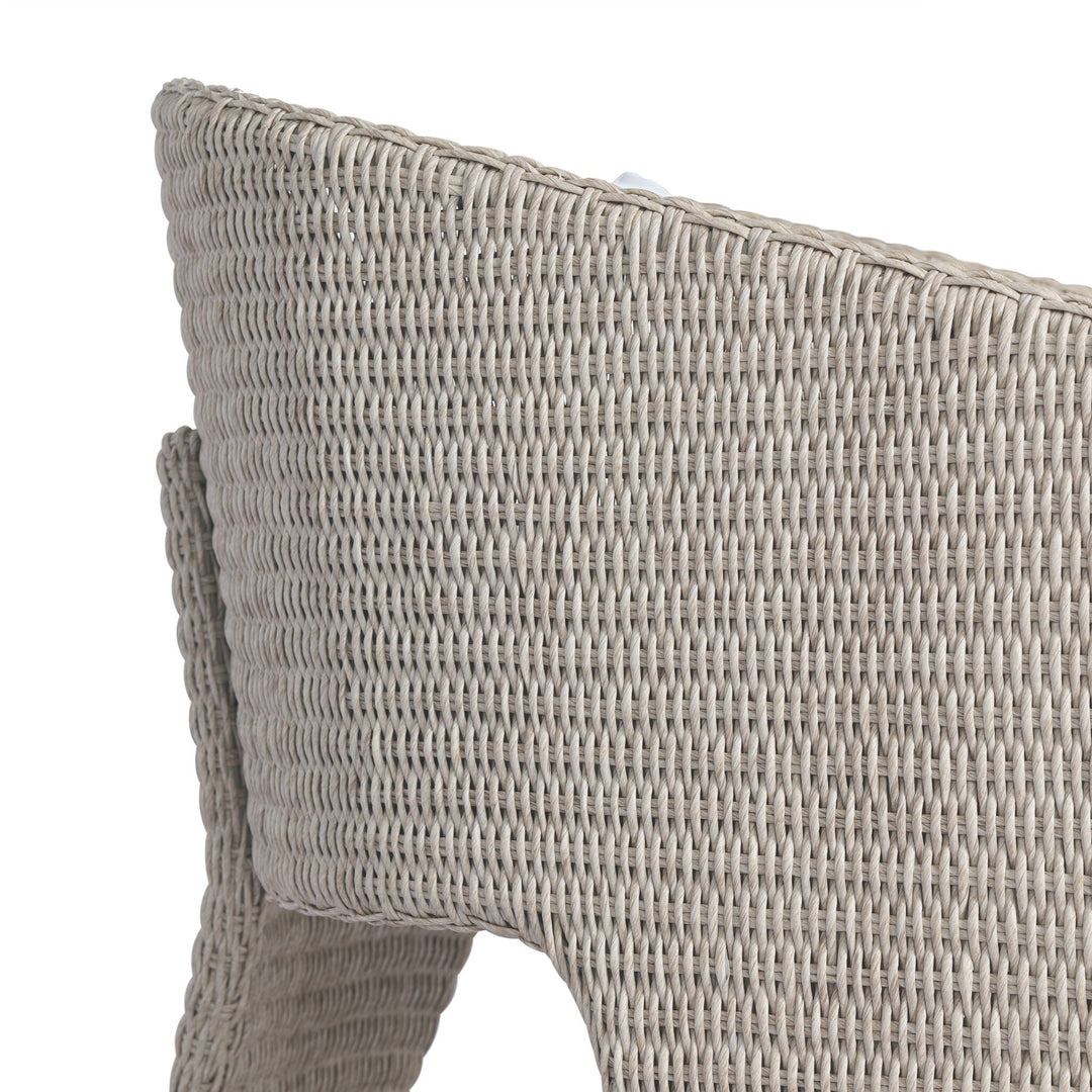 Silla de acento para exteriores de tres patas Armant
