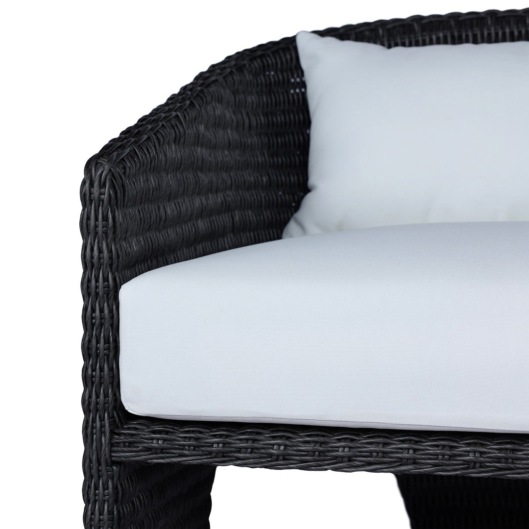 Silla de acento para exteriores de tres patas Armant
