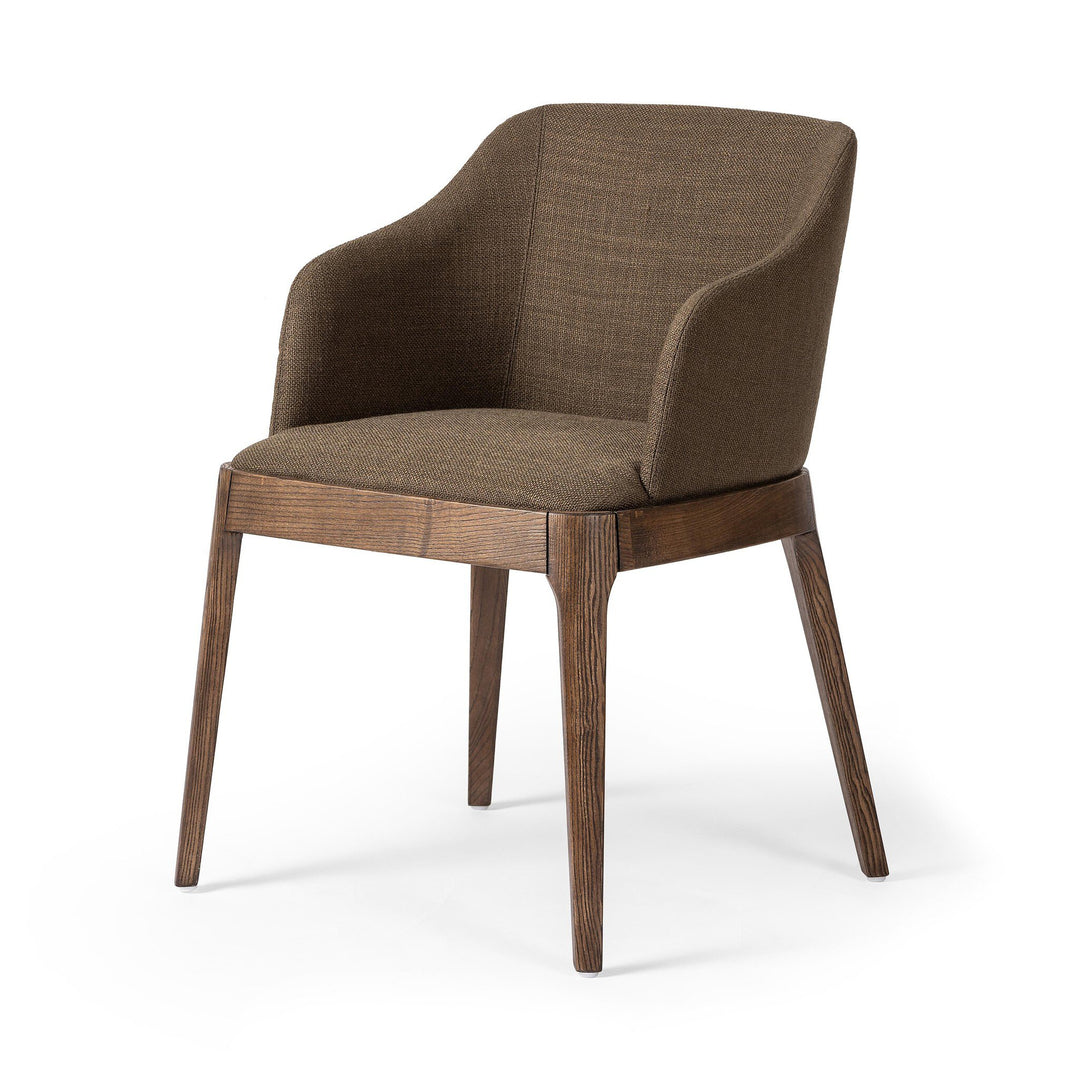 Silla de comedor color Olivo Bilton Erina.