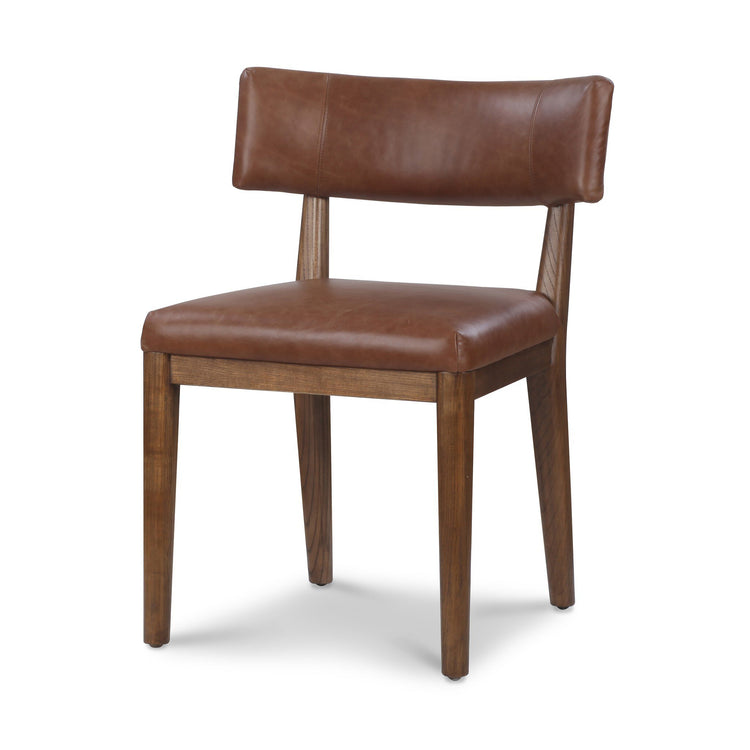 Silla de comedor de Parawood Derma color castaño Sonoma.