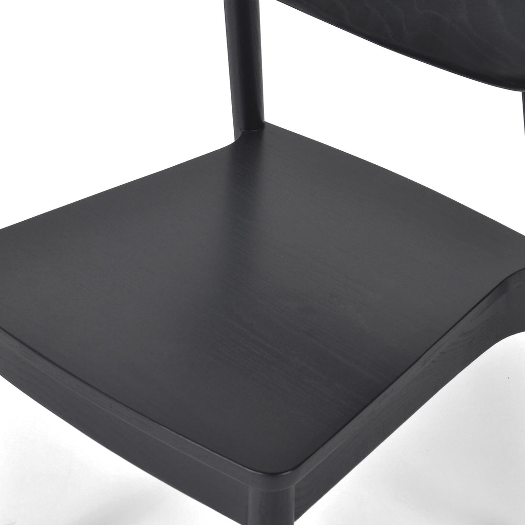 Silla de comedor de fresno Mady