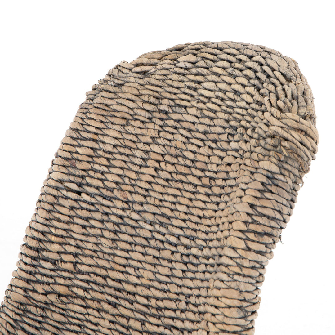 Silla de comedor de mimbre hoja de plátano Ginés