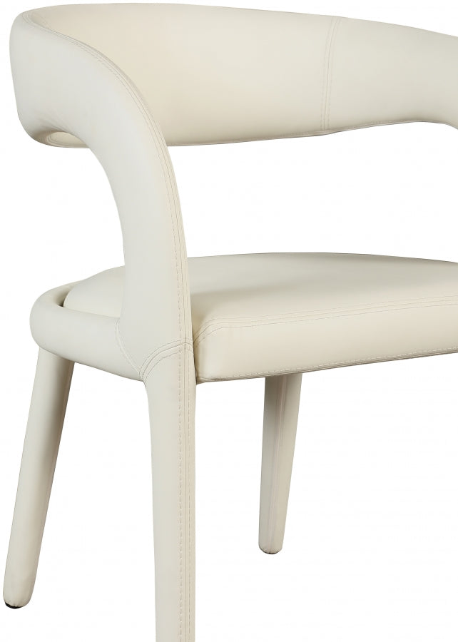 Silla de comedor de piel sintética Aress