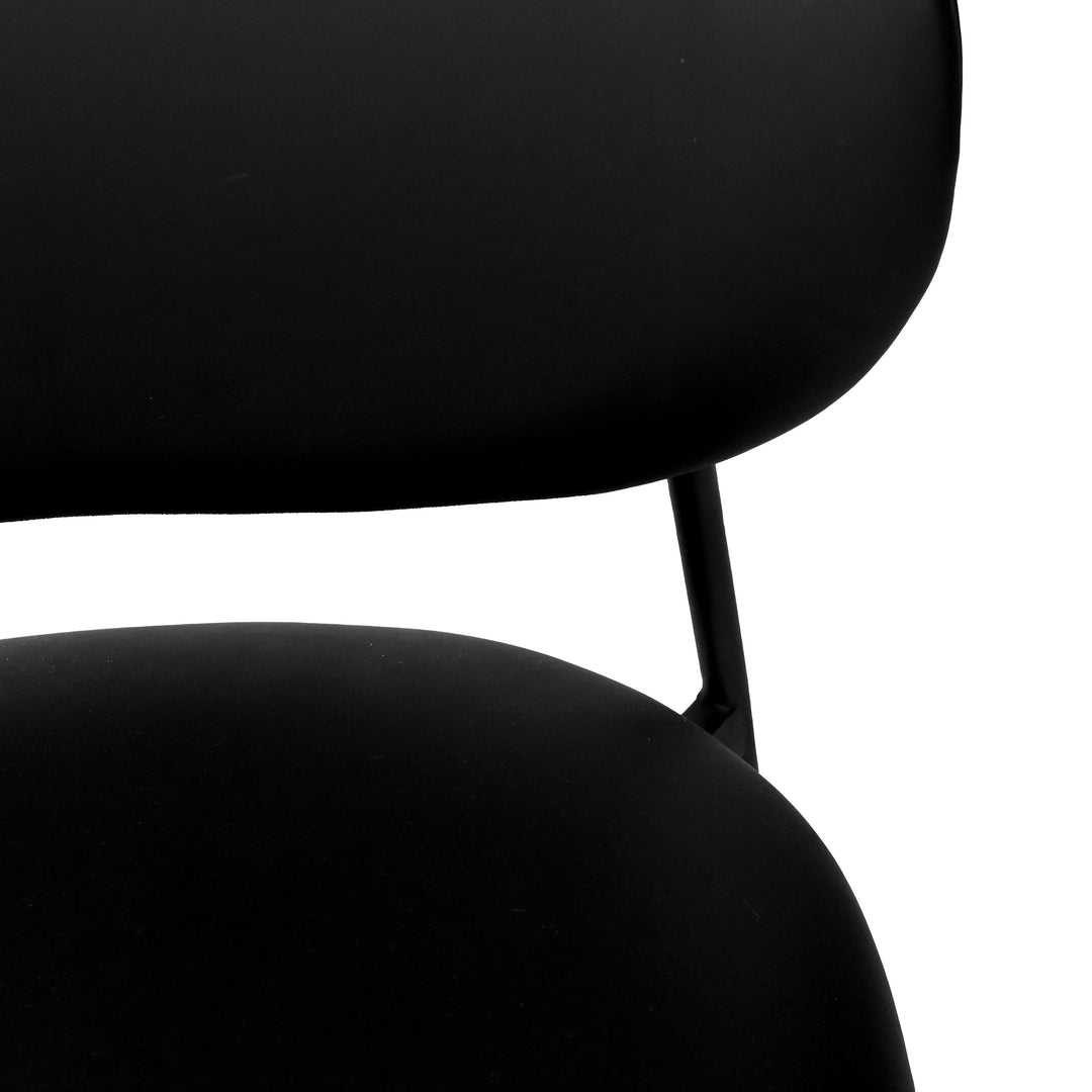 Silla de comedor de piel vegana Adnane - juego de dos