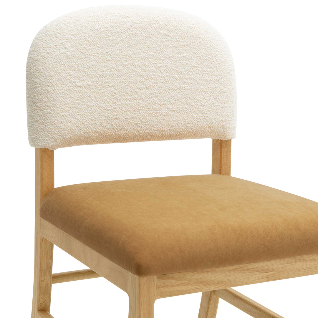 Silla de comedor de terciopelo Maykel
