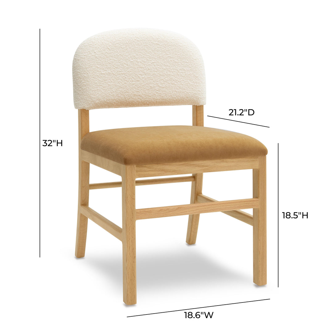 Silla de comedor de terciopelo Maykel
