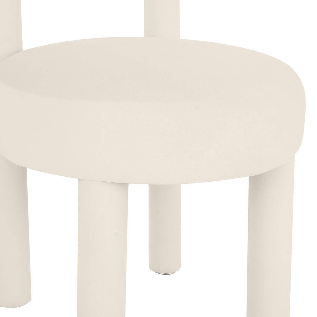 Silla de comedor de terciopelo Helmut