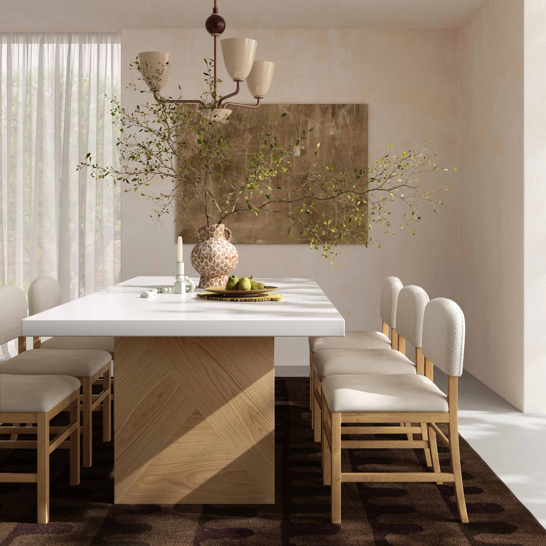 Silla de comedor de terciopelo Maykel