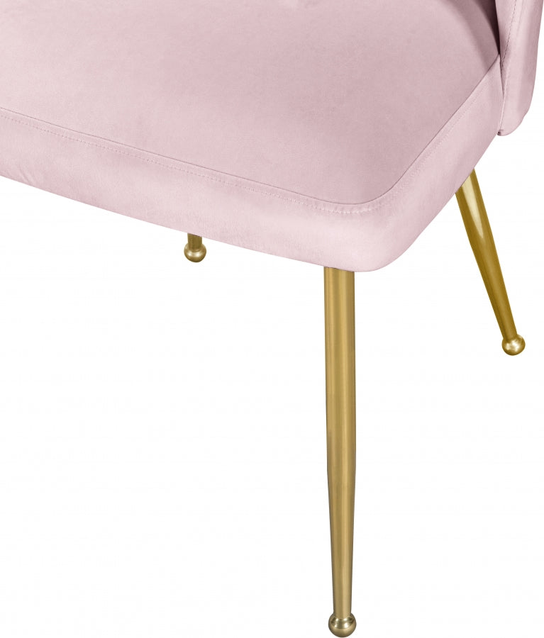 Silla de comedor de terciopelo Gina - juego de 2