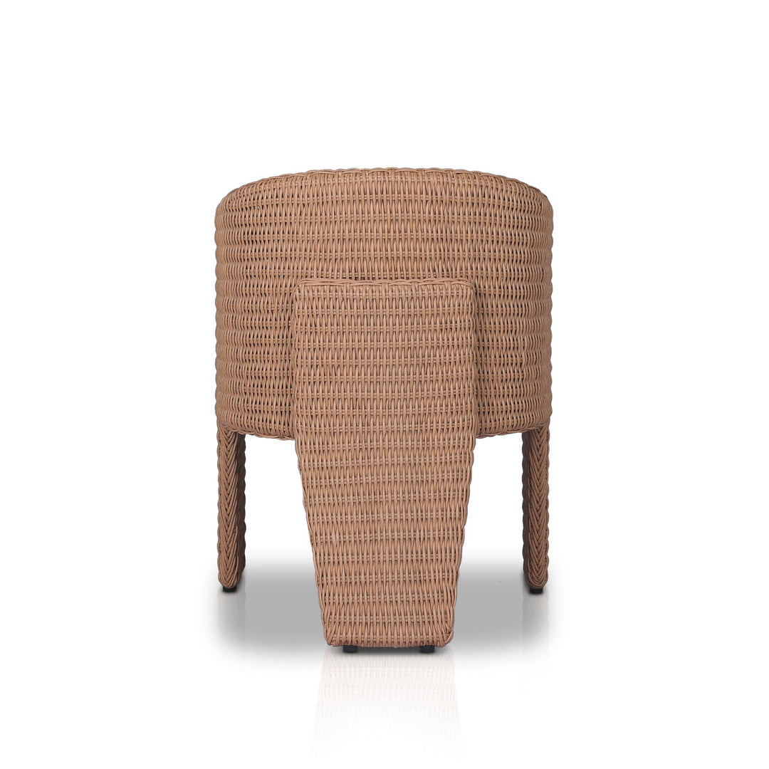 Silla de comedor para exteriores de tres patas Armant