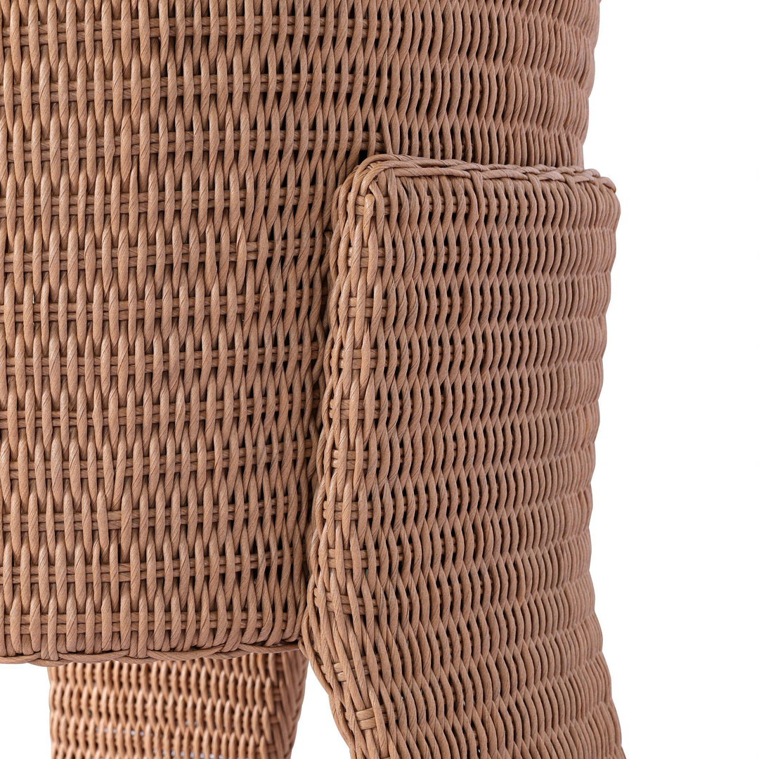 Silla de comedor para exteriores de tres patas Armant