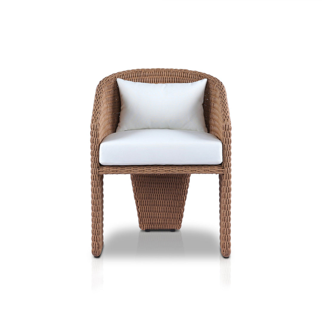 Silla de comedor para exteriores de tres patas Armant