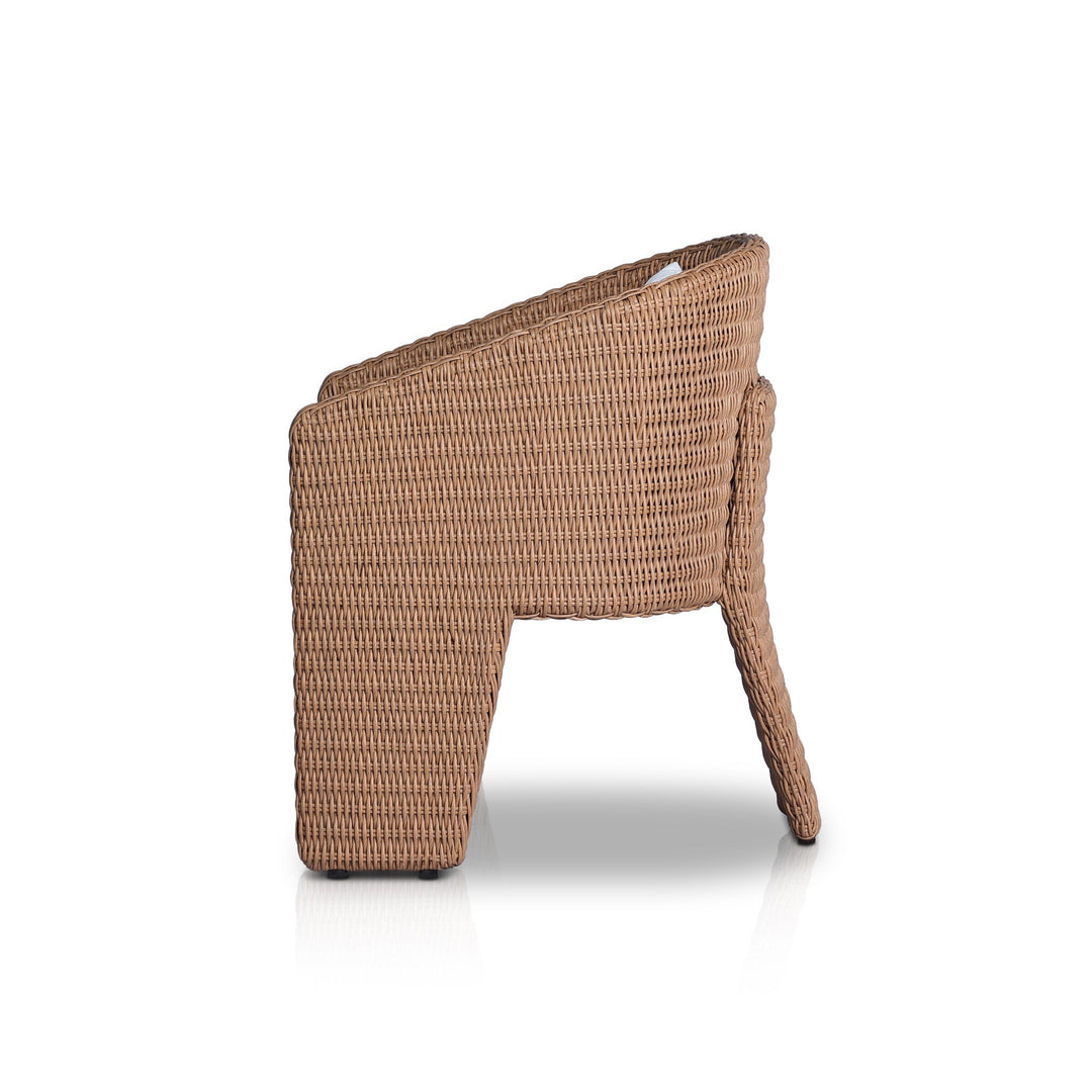 Silla de comedor para exteriores de tres patas Armant