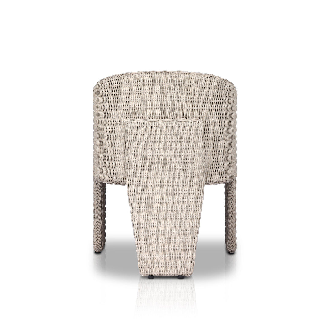 Silla de comedor para exteriores de tres patas Armant
