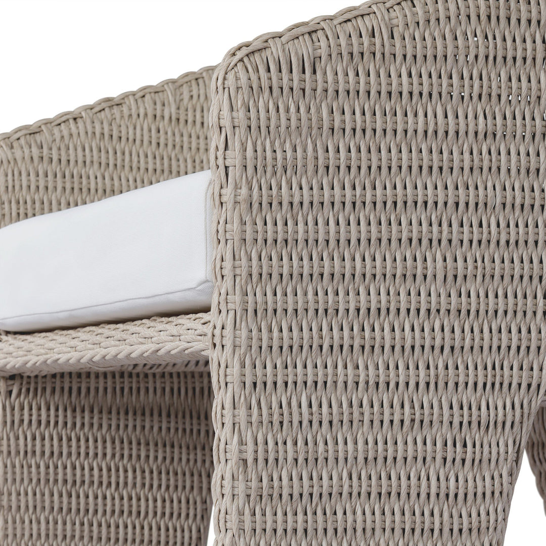 Silla de comedor para exteriores de tres patas Armant