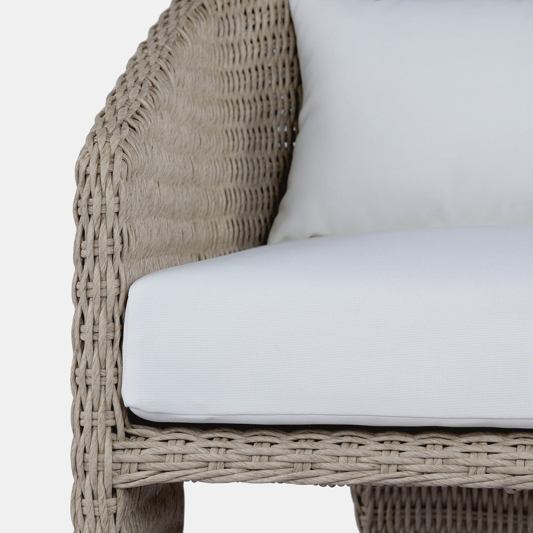 Silla de comedor para exteriores de tres patas Armant