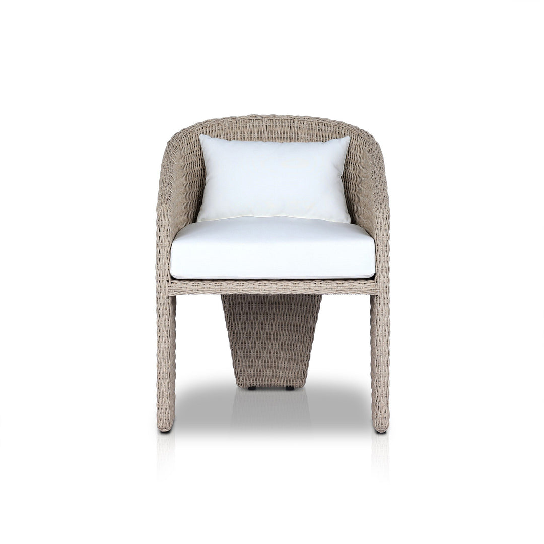 Silla de comedor para exteriores de tres patas Armant